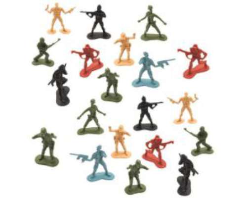 Army Men Cake Toppers - 20 pk - Click Image to Close